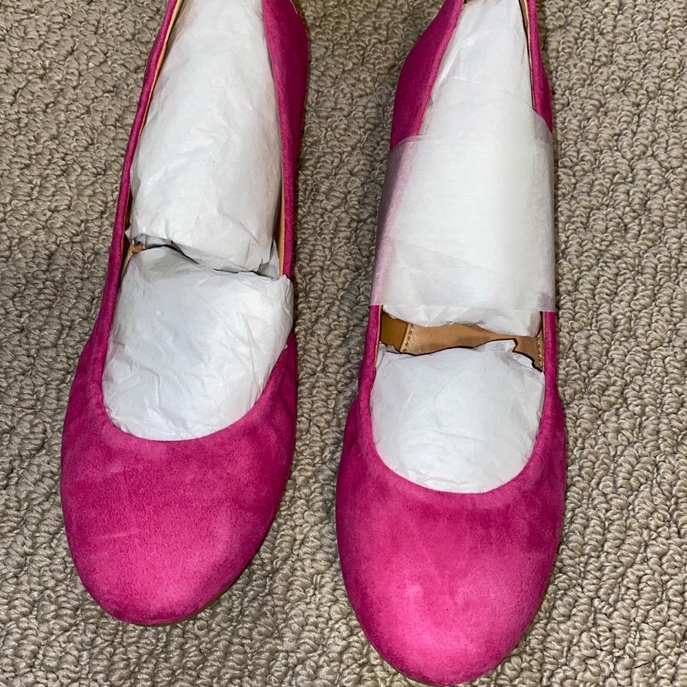 J CREW Anya Suede Flat